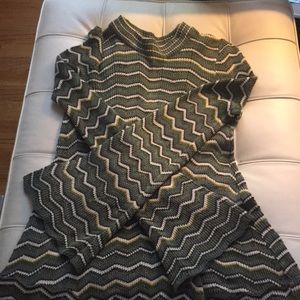Free People fit+flare zigzag style dress
